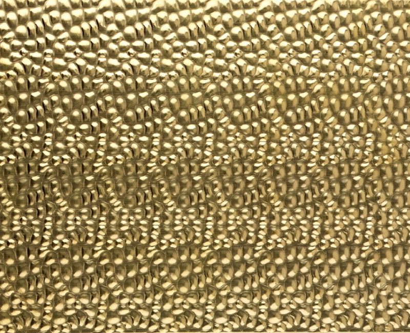Messingblech Hammerschlag