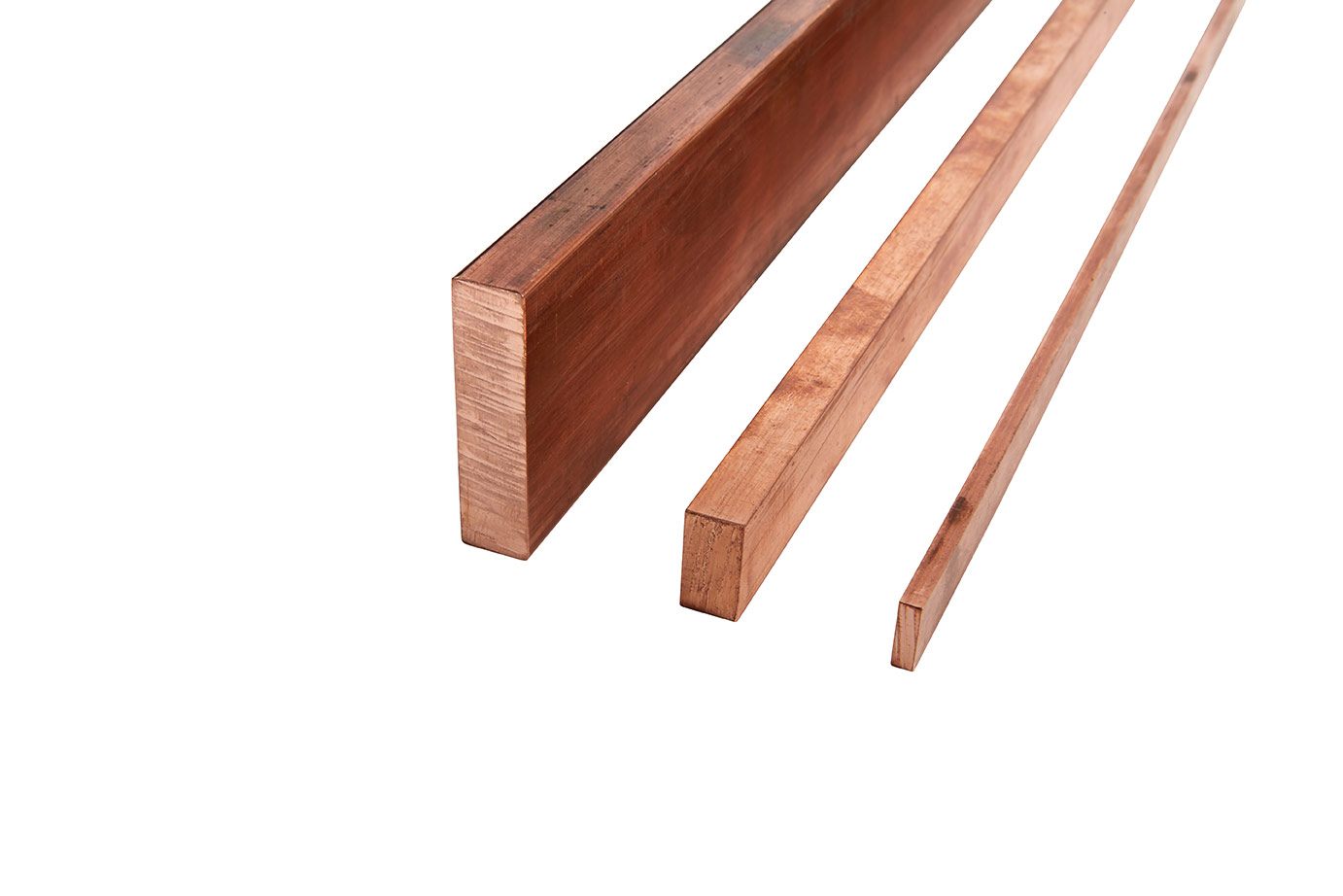 Kupferflachstange E-Cu 2 e cu flach 6